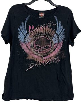 Harley Davidson rhinestone t-shirt 1X
